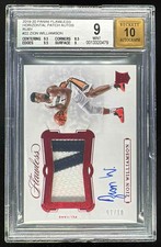 2019 Flawless Horizontal Patch Ruby #HP-ZWL Zion Williamson RC Auto /15 BGS 9