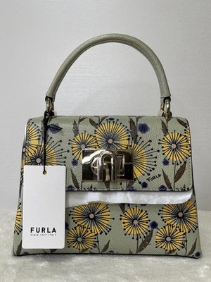 FURLA 1927 Mini Top Handle Handbag Floral NEW w/Dust Bag
