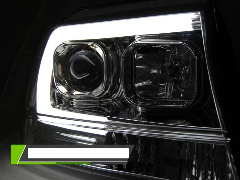 Juego de Faros Delanteras para Chrysler para Jeep Grand Cherokee 1999-2005 Tube Cr Foto 3 de 4