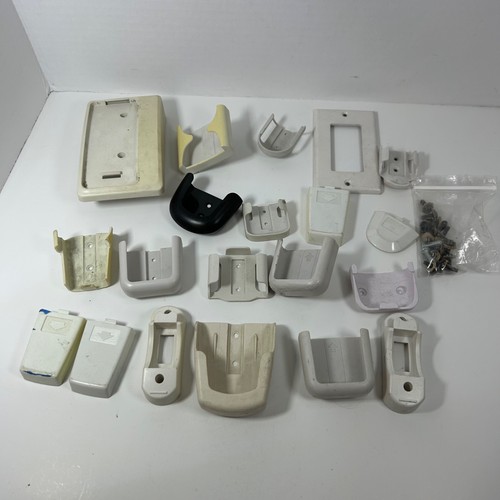 Lot of Ceiling Fan Remote Wall Mounts and a Few Battery Covers Various Brands
