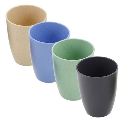 4 Pcs Reusable Plastic Cups for Worker Mouthwash Household Toothbrush Bathroom