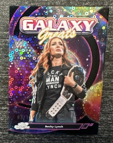 BECKY LYNCH - 2026 Topps Cosmic Chrome WWE - BLACK ECLIPSE REFACTOR 3/10 SSP
