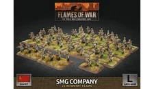 Flames of War SBX80 SMG Company (98 Figures) Plastic Gaming Miniatures