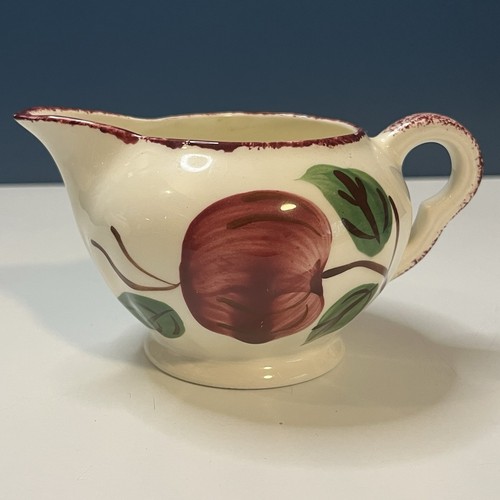 Vintage Blue Ridge Crab Apple Sugar Bowl And Creamer - Picture 10 of 16