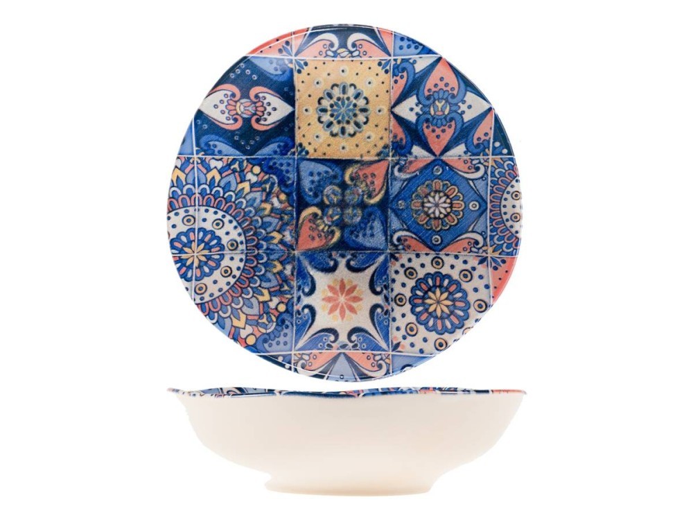 Set H&H New Angie 12 Deep Plates, in Stoneware/Gres, 20cm