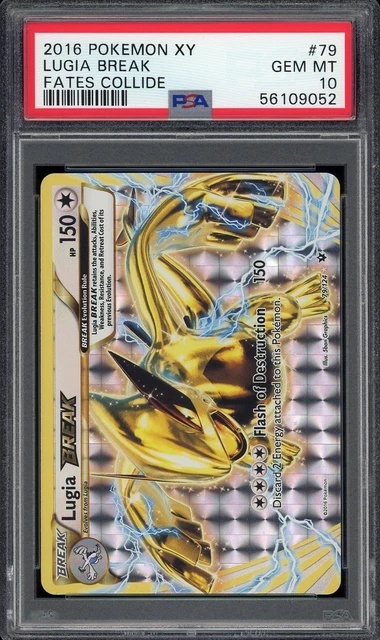 2016 Pokemon XY Fates Collide #79 Lugia Break PSA 10 GEM MINT