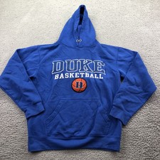 Vintage Duke Blue Devils Hoodie Mens Small Blue NCAA Basketball Fleece