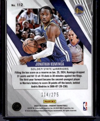ジョナサンクミンガ(Jonathan Kuminga)nextup NBAカード 2023-24 Panini Phoenix #112 Jonathan Kuminga Phoenix Blue Lazer