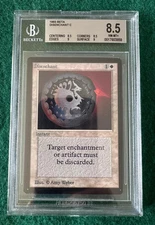Disenchant - BETA - MTG - BGS 8.5. Quad++. More Vintage MTG In My Store.
