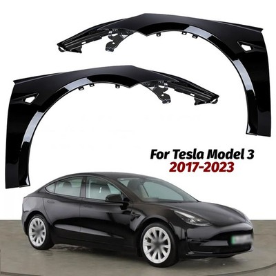Front Side Fenders For Tesla Model 3 2017-23 PBSB Painted 1081400E0D 1081401E0D