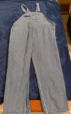 Key Imperial Striped Bib Overalls, 46x32