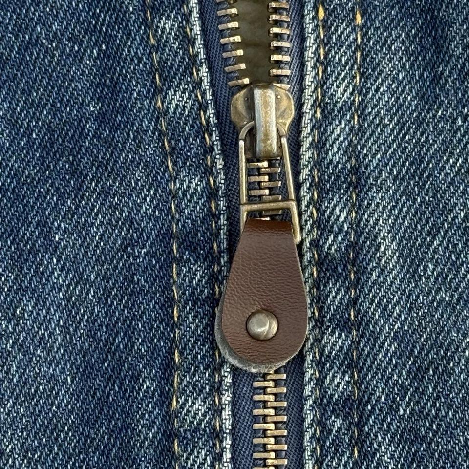 Chaleco Wrangler Hero Denim Sherpa Forrado Marrón Pana Talla XL Foto 4 de 4