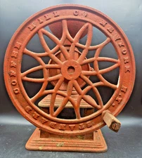 Antique Primitive Red STANDARD COFFEE MILL GRINDER