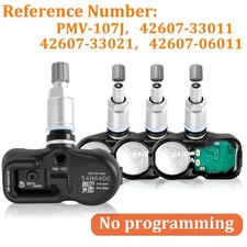 4PCS TPMS Genuine 42607-33021 OEM PMV-107J For Lexus Scion Tire Pressure Sensor
