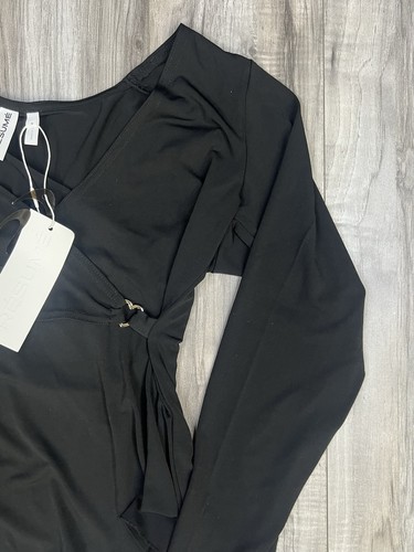 Resume FleurRS Women’s Black Blouse 999 Dressy Work Top Size Medium - Brand NEW - Picture 4 of 9