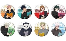 Jujutsu Kaisen Trading Matte Can Badge Set of 8 Japan Used Japan