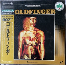 Goldfinger Laserdisc 🇯🇵 With Obi James Bond 007