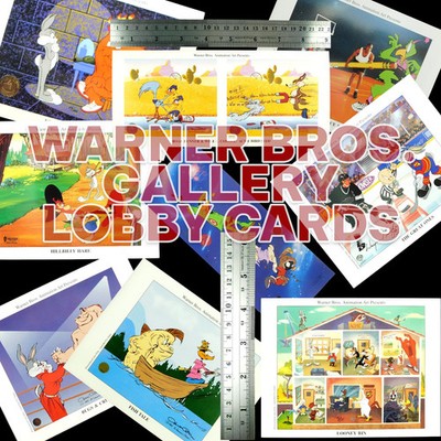 Warner Bros Gallery Looney Tunes Cel Release Lobby Cards Chuck Jones Virgil Ross