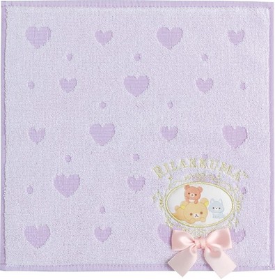 San-X Rilakkuma Mini Towel Purple CM39502 oneSize