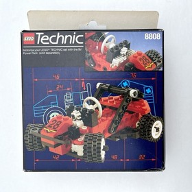 LEGO Lot 4 Vintage 1990s Technic Model Instructions Manuals & Box 8825 8815 8808