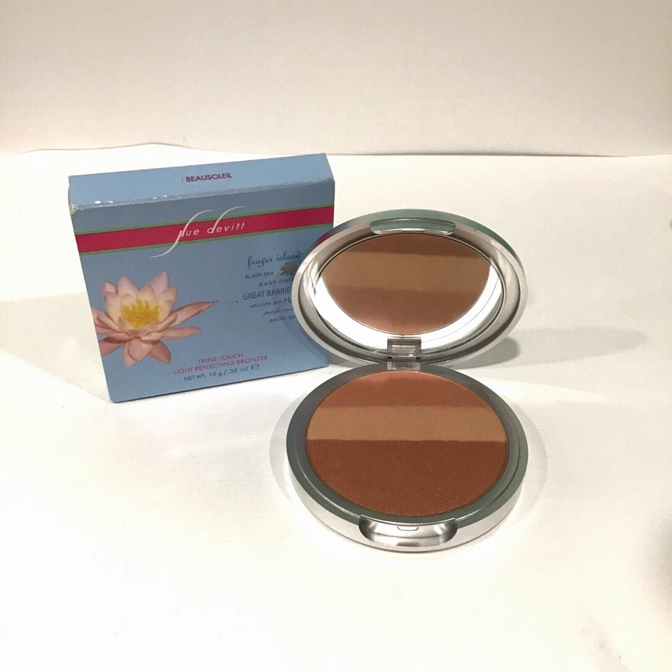 Sue Devitt Triple Touch Light Reflecting Bronzer - BEAUSOLEIL - 10g/.35oz - NIB! - Image 2 of 3