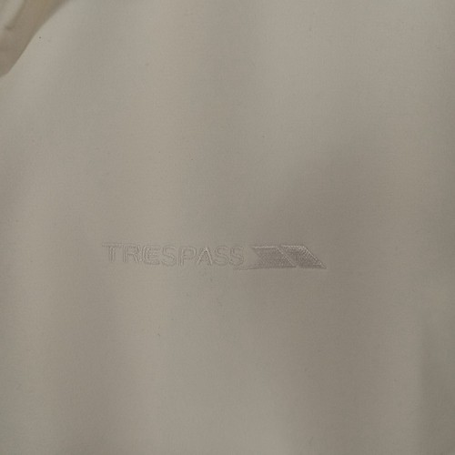 Trespass Softshell Jacket Womens L Ivory 3000 mm Tre Tex Full Zip Fleece Lined - Picture 3 of 15