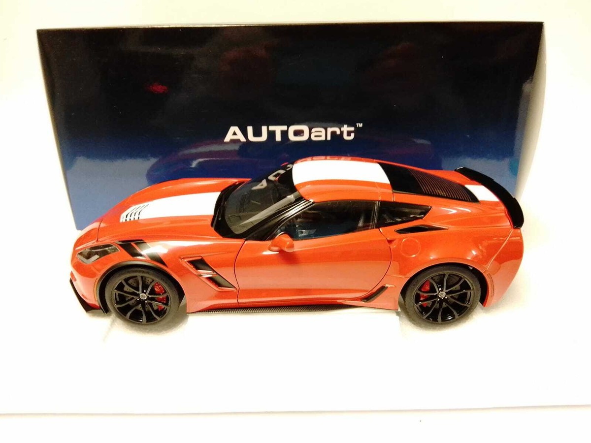 AUTOart 71274 1/18 シボレー コルベット グランスポーツ Autoart Chevrolet Corvette Grand Sport Red White Stripes 1