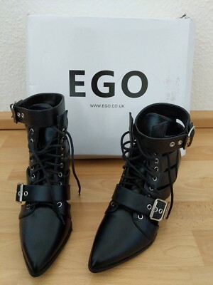 EGO Damenschuhe Stiefelette schwarz Gr. 37