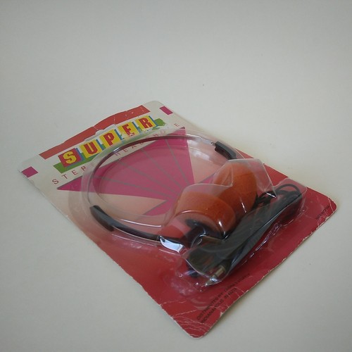 Cuffie stereo vintage anni 80 "Super" - NOS-NOS archetto regolabile - Foto 2 di 11