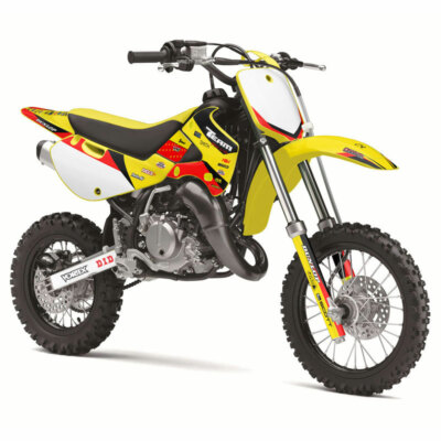 Kit De Plastiques (coques) Pour Suzuki RM65 2003-2005 - Couleur D'origine - Neuf Sous Blister