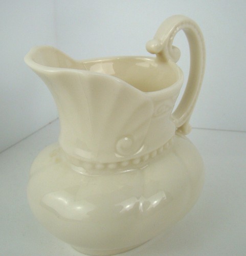 Lenox Creamer Pitcher Colonial Collection Vase Ivory Syrup Milk USA 4 " - Picture 4 of 8