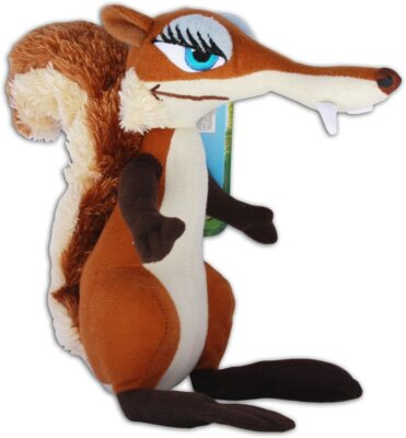 Simo 18 CM Environ Écureuil Peluche Scrat Femelle Age de Glace Âge Rare
