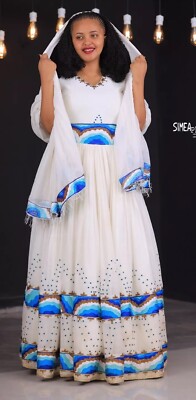 Ethiopian Dress | Habesha Kemis | Traditional Women's Clothes | eBay