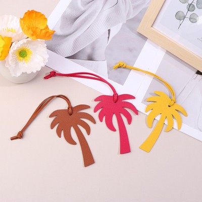 New Trendy Keychain Women Bag Bag's Charm Access Character Coconut Tree