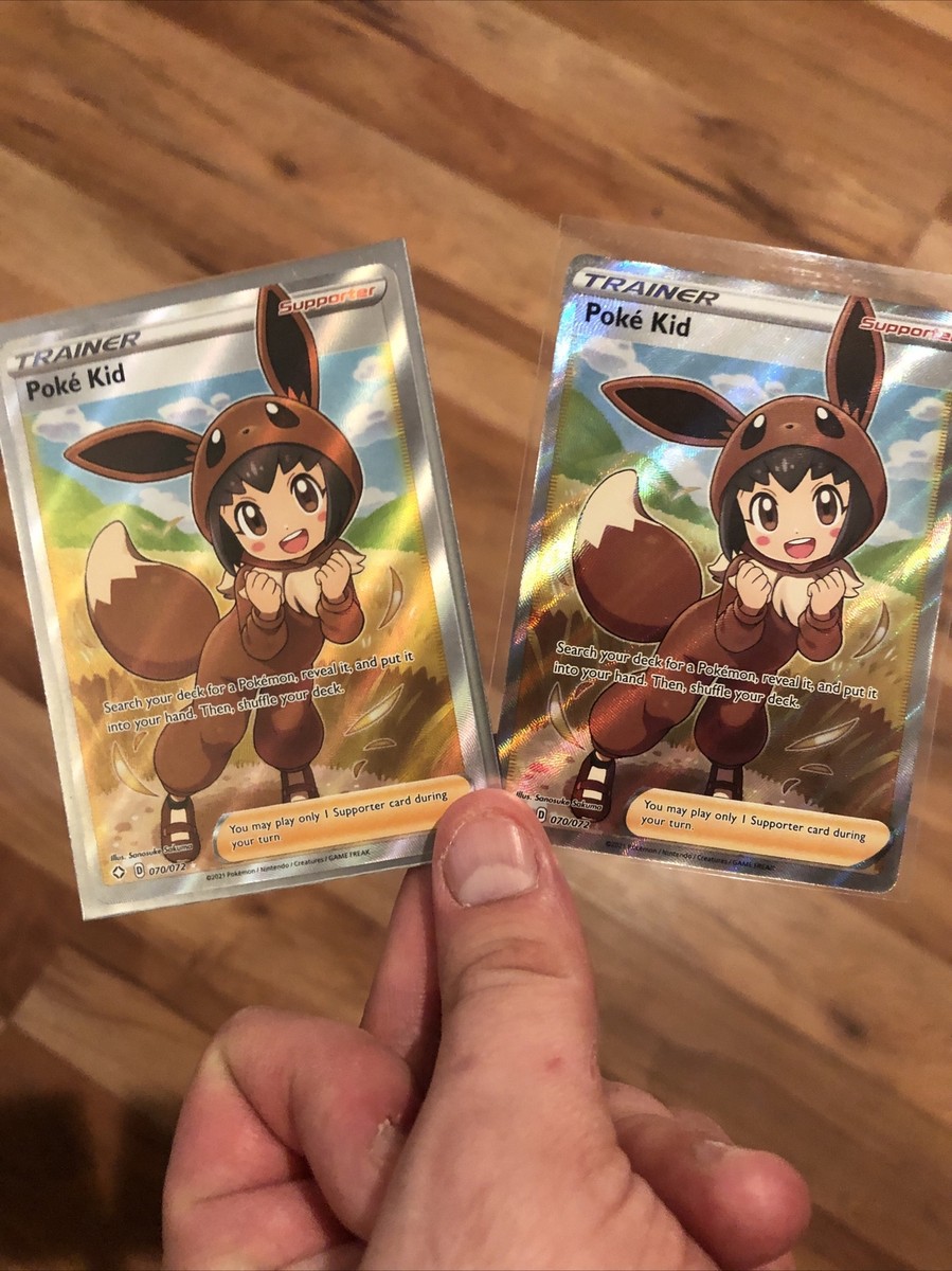 Poke Kid Full Art Trainer Rare - 070/072 Shining Fates - Pokemon