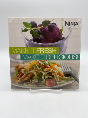 Ninja Kitchen System Make it Fresh Make it Delicious Book Brand New