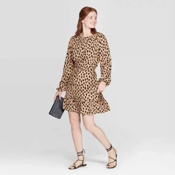 Target animal print dress discount