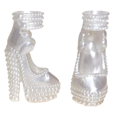 LOL OMG Queens Splash Beauty Doll Mermaid Outfit Pearl White Glitter Shoes Heels