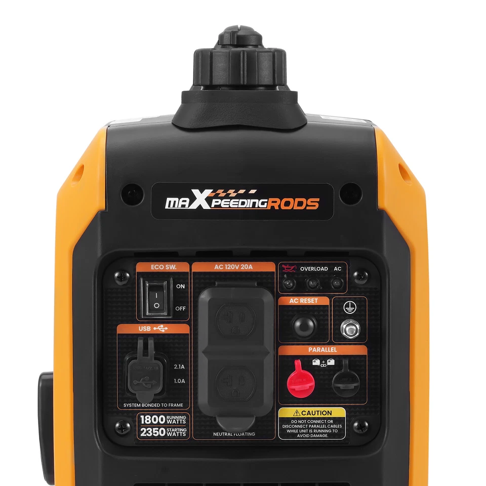 120V 2300W Inverter Generator Portable light weight Gas Power For Outdoor - Image 2 of 4