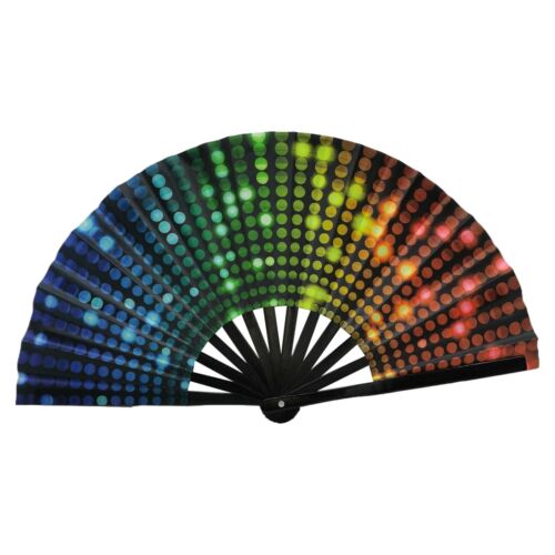 Boots On The Ground Hand Fan, Clack Fans For Line Dancing, Large Holographic - Picture 4 of 45