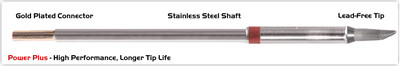 NEW Thermaltronics M8DS023H Soldering Tip Hoof 60° 3.10mm (0.122''), Power Plus