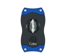 Colibri Cutter V-Cut Notch Cat Eye Black w/ Blue CU300T3 New In Box