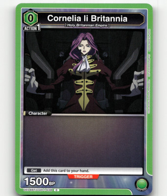 Union Arena Cornelia li Britannia (038) - Code Geass: Lelouch of the Rebellion