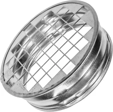 4 Inch Metal Tee Cap with Mesh Galvanized Steel Dryer Duct Vent End Cap