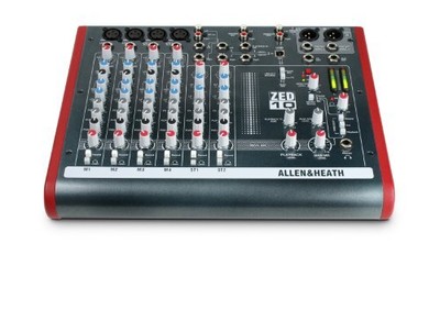 Allen & Heath ZED-10 Touring Quality Audio Mixer with 2 Mic/Line 2 Mic/Line/DI 3