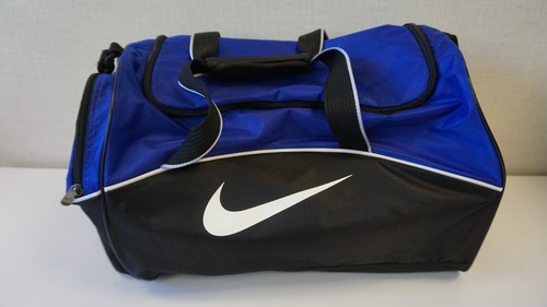 Nike Blue & Black Sports Training Holdall Gym Travel bag 45cm x 28cm - Used VGC