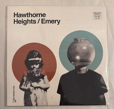 HAWTHORNE HEIGHTS / EMERY   10'' VINYL LP BENGALS ORANGE LIMITED/500 - NM - A4