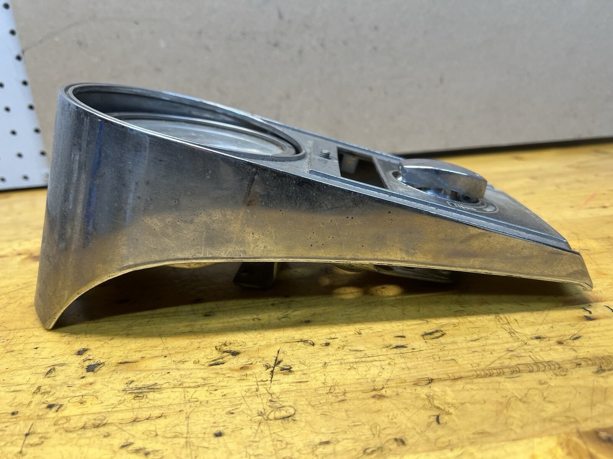 パーツ hideya Harley Davidson Shovelhead FLH FL Speedmeter Dash Cover Base