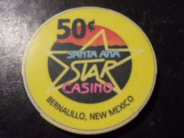 SANTA ANA STAR CASINO 50¢ INDIAN GAMING casino poker chip - Bernalillo NM
