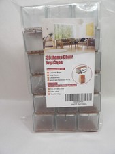 36pcs Small Size Round Silicone Chair Leg Floor Protectors Clear Table Feet Caps